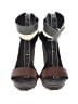Brunello Cucinelli 100% Leather Gray Sandals Size EU 36 1/2 - photo 2
