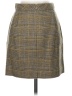 J.Crew 100% Acetate Plaid Brown Formal Skirt Size 0 - photo 2