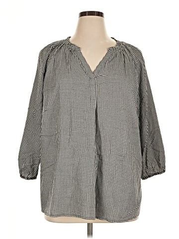 Croft & Barrow 3/4 Sleeve Blouse (view 1)