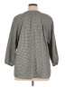 Croft & Barrow Houndstooth Gray 3/4 Sleeve Blouse Size 1X - photo 2
