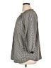 Croft & Barrow Houndstooth Gray 3/4 Sleeve Blouse Size 1X - photo 5