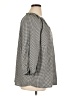 Croft & Barrow Houndstooth Gray 3/4 Sleeve Blouse Size 1X - photo 4