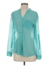 Kut from the Kloth Teal Long Sleeve Blouse Size S - photo 1