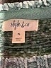 Style&Co 100% Polyester Tie-dye Teal Pullover Sweater Size L (petite) - photo 7