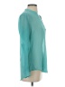 Kut from the Kloth Teal Long Sleeve Blouse Size S - photo 4