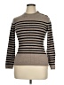 Cielo Stripes Tan Turtleneck Sweater Size XL - photo 1
