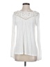 Charming Charlie 100% Viscose Ivory Long Sleeve Top Size S - photo 1