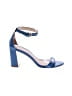 Tory Burch 100% Leather Blue Sandals Size 8 - photo 1