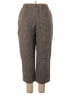 Rafaella 100% Wool Houndstooth Brown Wool Pants Size 18 - photo 2