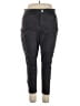Democracy Solid Black Casual Pants Size 16 - photo 1