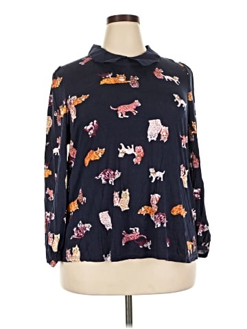 ModCloth Long Sleeve Blouse (view 1)