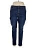 Seven7 Solid Blue Jeans Size 16 - photo 1