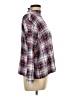 Lands' End 100% Cotton Plaid Red Long Sleeve Turtleneck Size L (petite) - photo 4