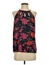Papermoon 100% Polyester Black Tank Top Size S - photo 1