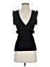 P.A.R.O.S.H. Black Sleeveless Top Size S - photo 1