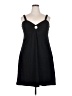 BCBG Paris Solid Black Casual Dress Size XXL - photo 1