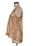 SW3 Bespoke 100% Polyester Tan Sleeveless Blouse Size M - photo 5