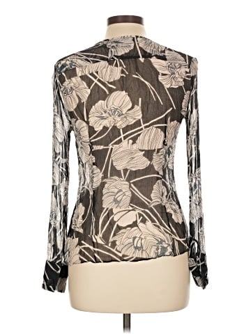 Alfani Long Sleeve Silk Top (view 2)