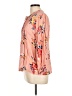 Old Navy 100% Rayon Pink Long Sleeve Blouse Size L - photo 5