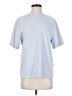 Zara Solid Blue Short Sleeve T-Shirt Size S - photo 1