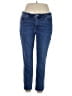 Talbots Solid Blue Jeans Size 14W - photo 1