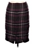 Talbots Plaid Burgundy Wool Skirt Size 2 (petite) - photo 2