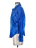 MNG Blue Long Sleeve Blouse Size 2 - photo 5