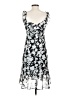 Ann Taylor LOFT 100% Polyester Paisley Black Cocktail Dress Size 2 - photo 2