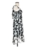 Ann Taylor LOFT 100% Polyester Paisley Black Cocktail Dress Size 2 - photo 4