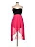 Trixxi Color Block Pink Cocktail Dress Size XL - photo 1