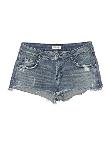 Zara TRF Denim Shorts (view 1)