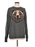GOODTHREADS 100% Cotton Graphic Gray Pullover Sweater Size L - photo 1