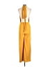 Forever 21 Solid Yellow Jumpsuit Size L - photo 2