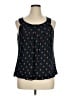Roz & Ali 100% Polyester Blue Sleeveless Blouse Size XL - photo 1