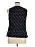 Roz & Ali 100% Polyester Blue Sleeveless Blouse Size XL - photo 2