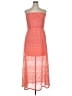 Just Be... 100% Polyester Orange Casual Dress Size XL - photo 1