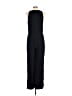 Banana Republic 100% Polyester Solid Black Jumpsuit Size 10 (tall) - photo 2