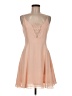 Lulus 100% Polyester Solid Tan Cocktail Dress Size M - photo 1