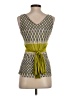 BCBGMAXAZRIA Green Sleeveless Top Size XXS - photo 2