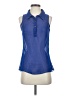 No Strings Attached Blue Sleeveless Blouse Size S - photo 1