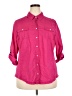 Old Navy Plus 100% Cotton Pink 3/4 Sleeve Button-Down Shirt Size 2X - photo 1