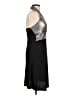 Mandee Metallic Silver Cocktail Dress Size L - photo 4