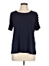 MICHAEL Michael Kors Blue Short Sleeve Top Size L - photo 1