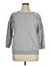 Ann Taylor LOFT Gray Sweatshirt Size XL - photo 1