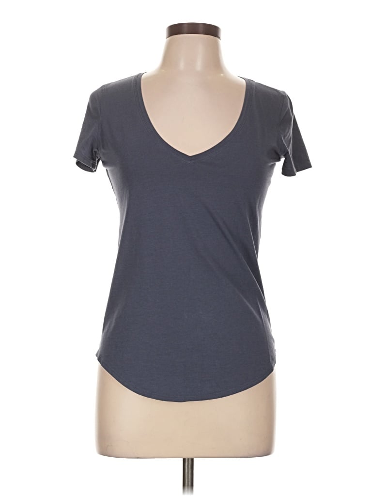 Pre-owned Lululemon Athletica Short Sleeve T-shirt In Gray