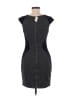 Express Solid Gray Black Casual Dress Size 8 - photo 2