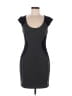 Express Solid Gray Black Casual Dress Size 8 - photo 1