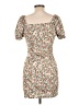 iris Floral Tan Casual Dress Size L - photo 2
