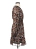 Max Studio 100% Polyester Paisley Brown Casual Dress Size XS - photo 4