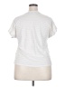 Ellen Tracy Stripes Ivory Short Sleeve T-Shirt Size XXL - photo 2